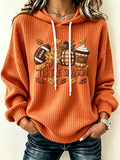 Women's Tis The Season Printed Hooded Sweatshirt