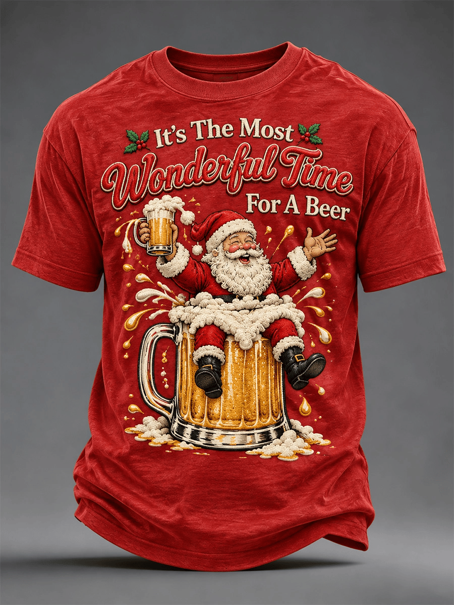 Men's Christmas Print Tee