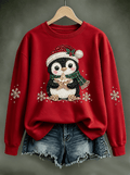 Women's Christmas Print Sweatshirt