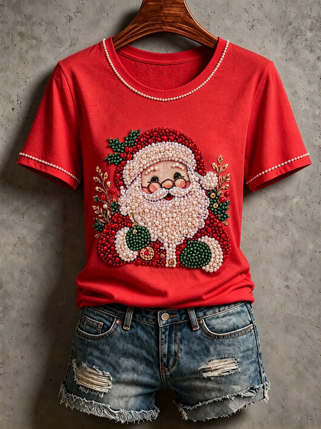 Women's Christmas Print T-Shirt