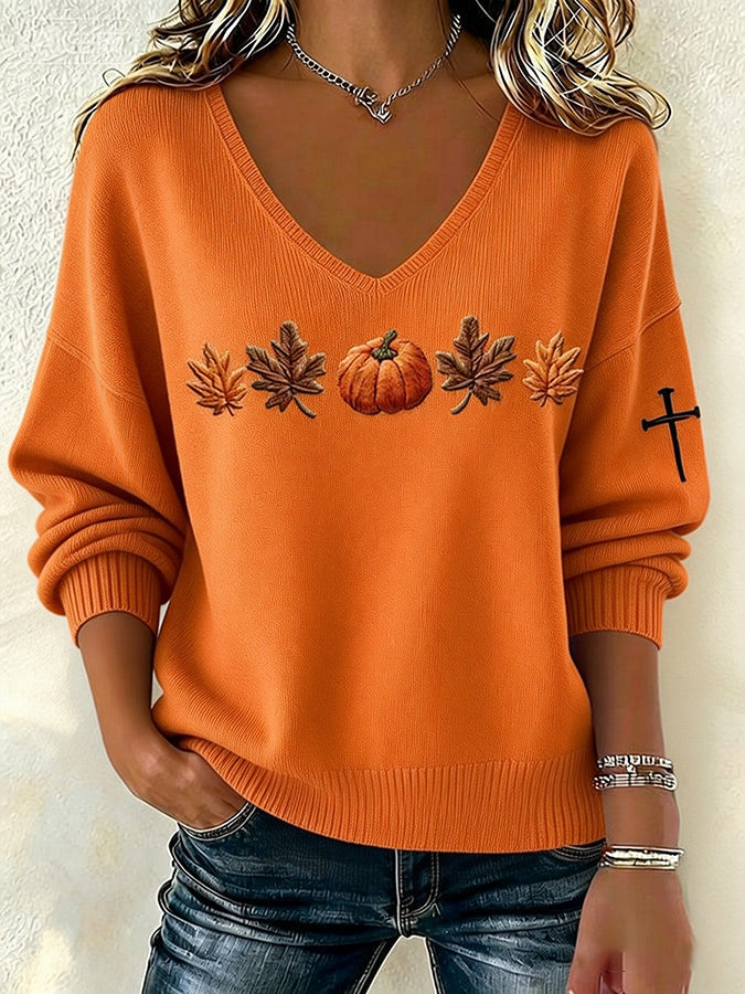 Women's Casual Striped Sunset Cotton Casual Top