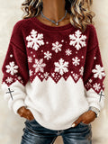 Women's Christmas Print Sweatshirt