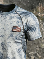 Men's Washed Denim T-Shirt