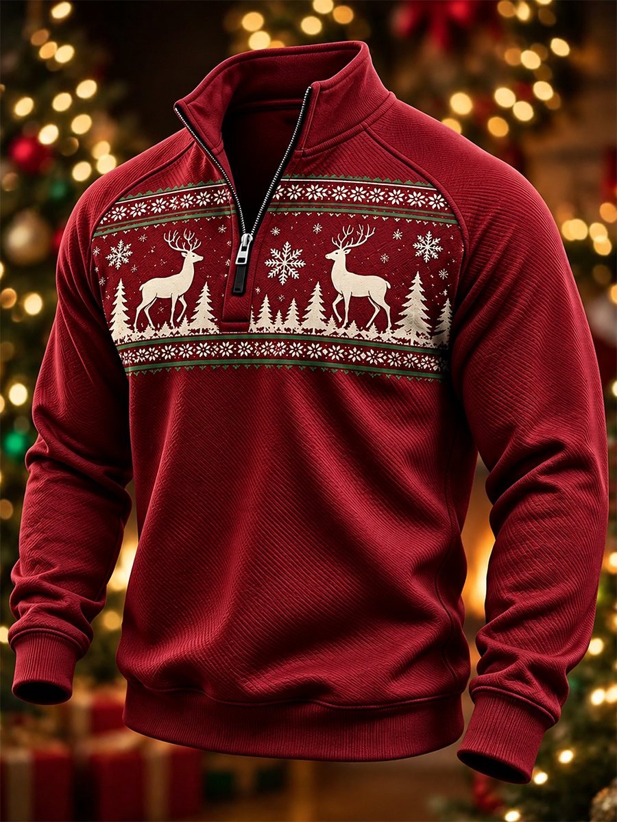 Men's Casual Christmas Sweatshirt