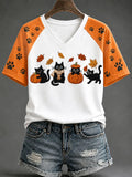 Women's Autumn Animal Series Casual T-shirt