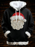 Men'S Casual Printed Long-Sleeved Hooded Sweatshirt