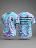 Men's Suicide Prevention Awareness Art Print Casual T-Shirt