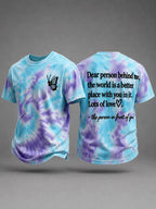 Men's Suicide Prevention Awareness Art Print Casual T-Shirt