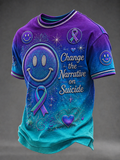 Men's Suicide Prevention Awareness Short-Sleeve T-Shirt