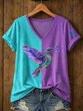 Women'S Casual Suicide Prevention Awareness Print T-Shirt