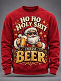 Men's Christmas Print Casual Hoodie