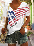 Women's Independence Day Print T-Shirt