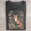 Cute Flower Fox T-shirt