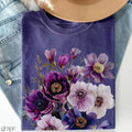 Vintage Pressed Flowers T-shirt