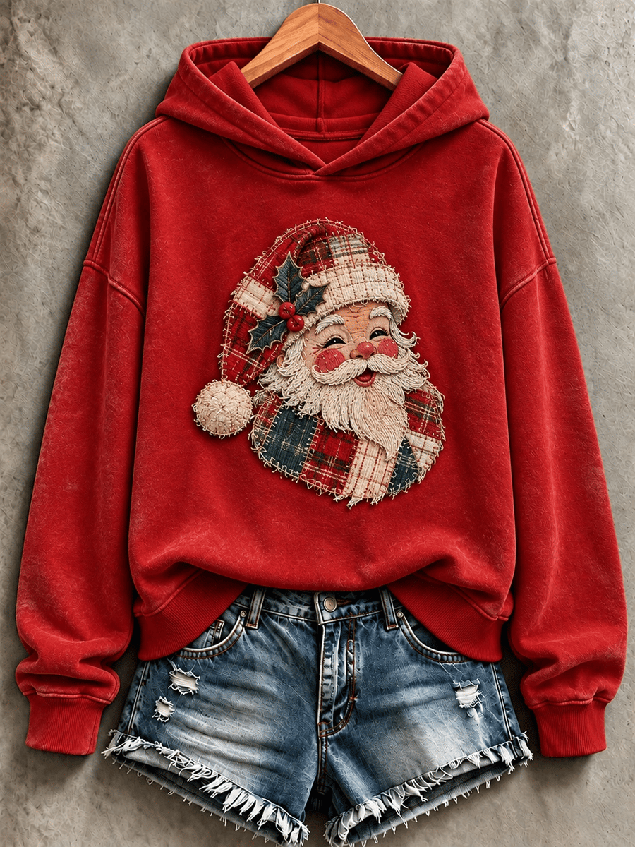 Damen-Sweatshirt mit Weihnachtsprint