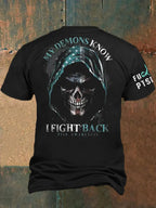 Men's PTSD Awareness Veteran Printed T-shirt