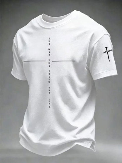 Men's The Way The Truth The Life Short-sleeved T-shirt