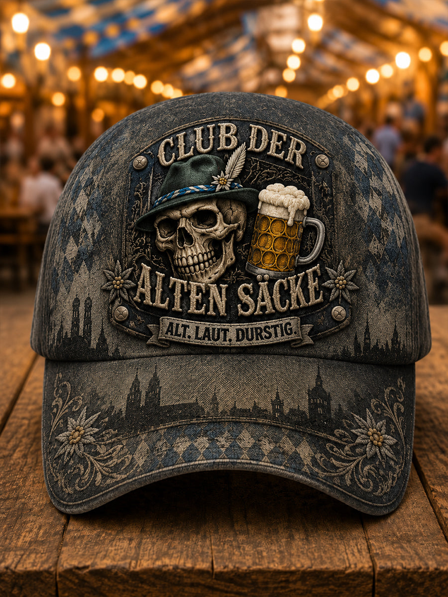 Unisex-Oktoberfest-München-Lustige Mütze mit Bierliebhaber-Schriftzug