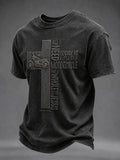 Men's Faith Biker Rider Graphic T-Shirt