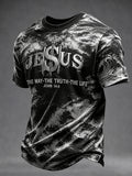 Men's Christian JESUS Short Sleeve T-shirt