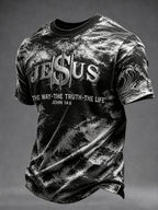 Men's Christian JESUS Short Sleeve T-shirt