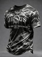 Men's Christian JESUS Short Sleeve T-shirt