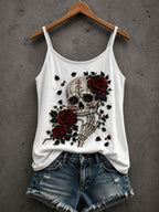 Women's Gothic Skull Tank Top