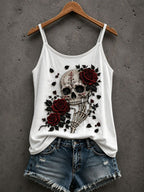 Women's Gothic Skull Tank Top