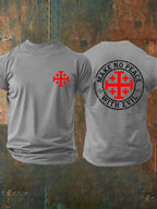 Men's Make No Peace With Evil Print Tee
