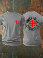 Men's Make No Peace With Evil Print Tee