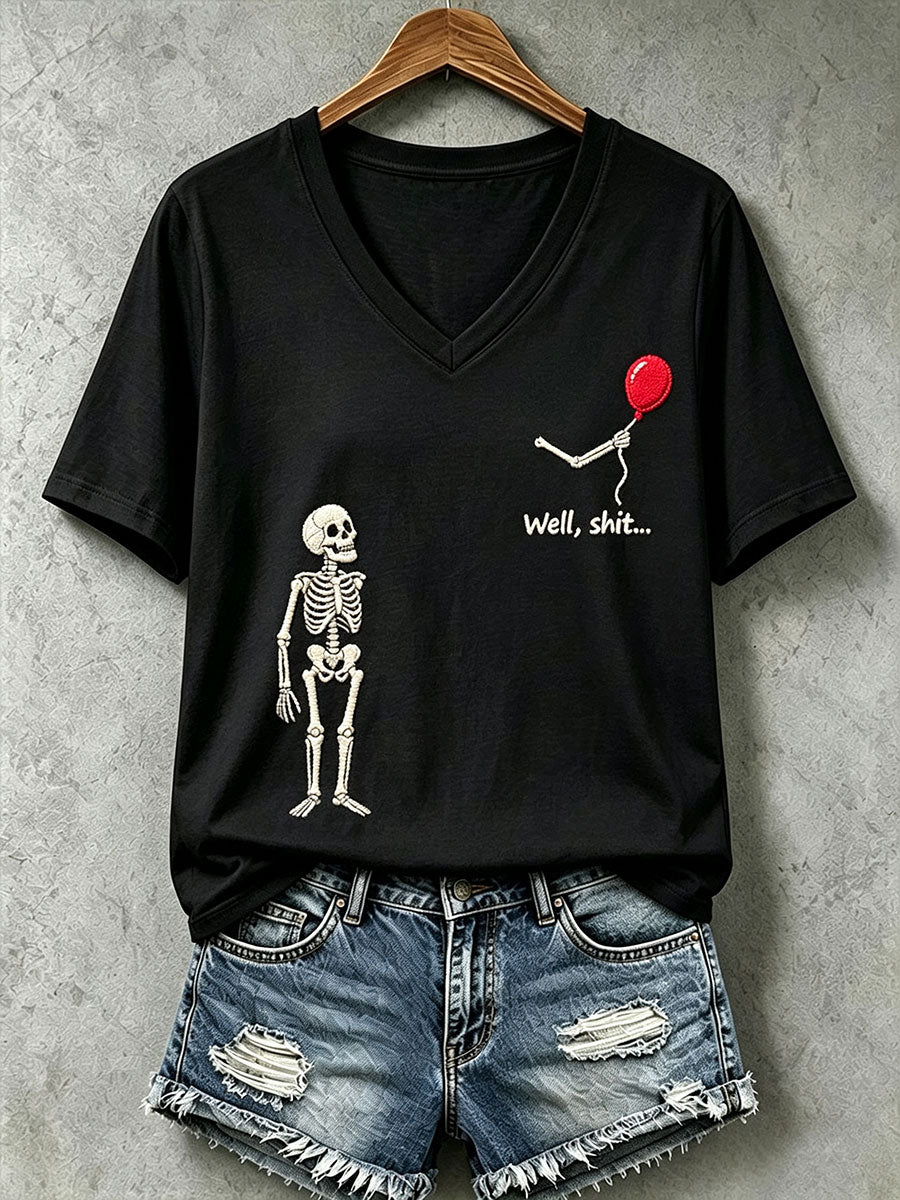 Women's Gothic Skull T-Shirt