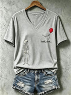 Women's Gothic Skull T-Shirt