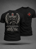 Men's Here Am I. Send Me. Isaiah 6:8 Print Casual Tee