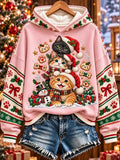 Women's Christmas Print Sweatshirt