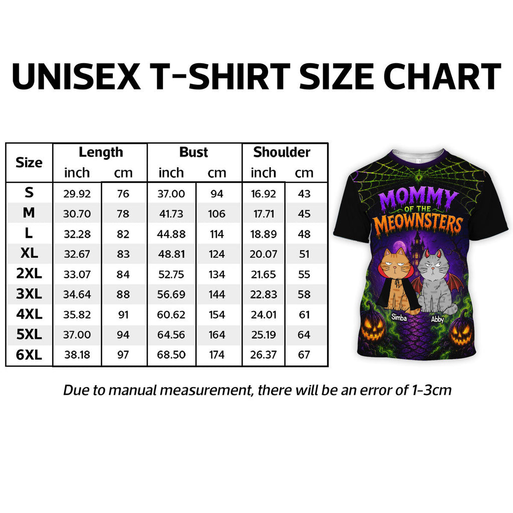 Spooky Cat Mom - Personalized Shirt - Halloween Gift For Cat Moms, Wife