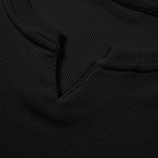 Men's Plain Casual Muscle Shirts for Men Slim Fitted T Shirt V-Neck Longline Ribbed Tees Shirts Long Sleeve Gym Workout Athletic Menswear Tops