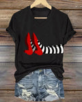 Women's Halloween Printed Casual T-Shirts