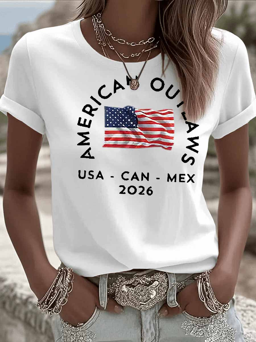 USA-CAN-MAX 2026 Printed T-Shirt