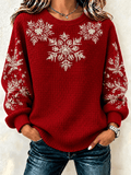 Damen-Freizeit-Sweatshirt mit Print