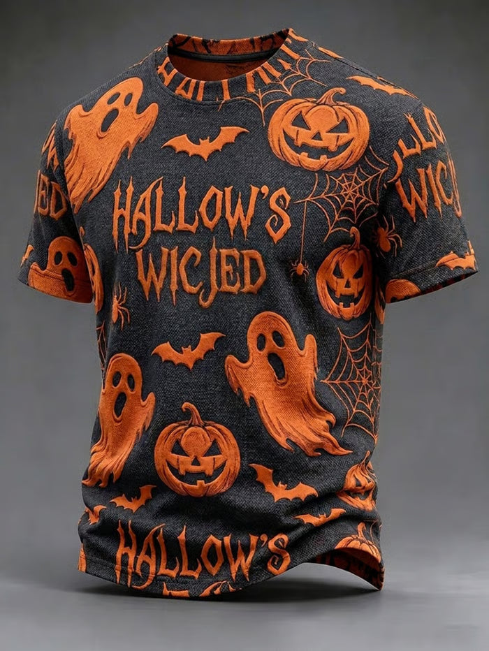 Men's Halloween Print T-Shirt