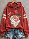 Women's Santa Claus Hooded Sweatshirt