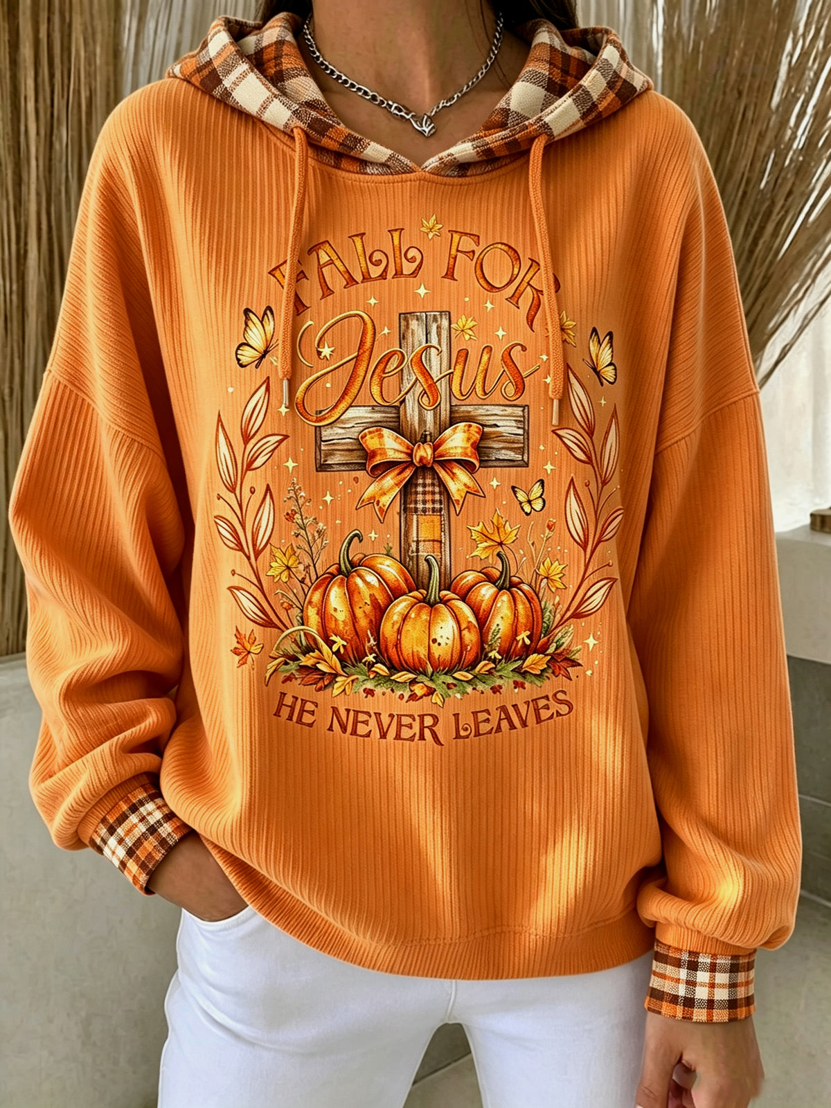 Women'S Autumn Faith Hooded Sweatshirt