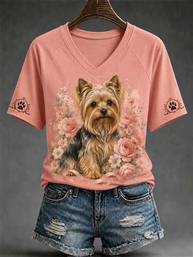 Women's Art Dog Tee