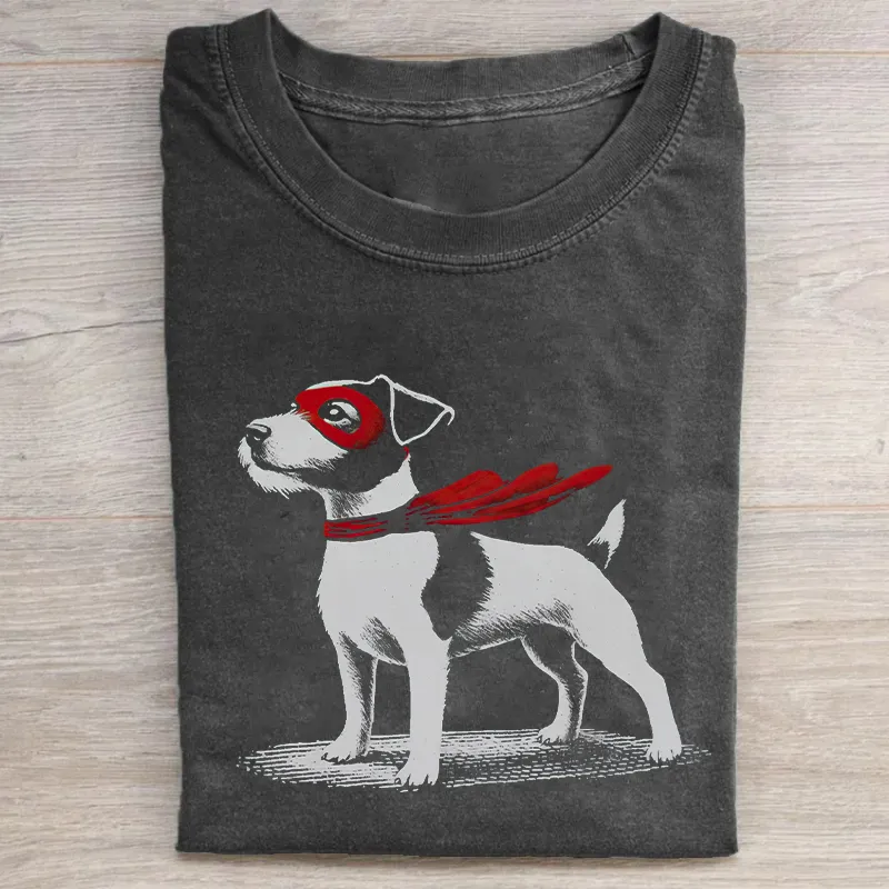 Jack Russell Superhero T-shirt