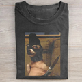 Funny Option Dog with Pocket Knife T-shirt