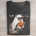 Ghost Raccoon Halloween T-shirt