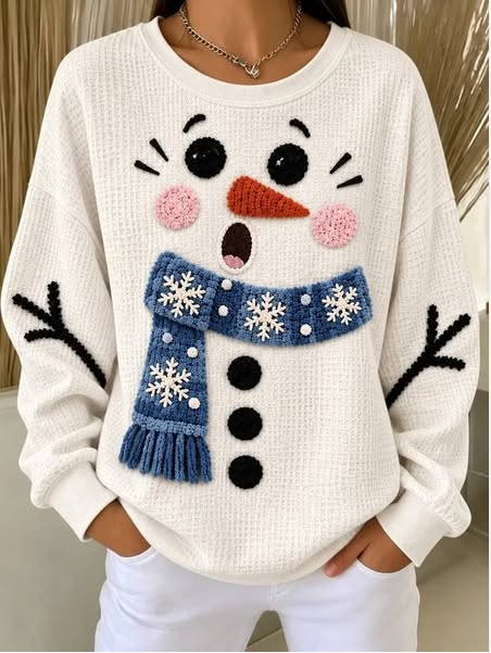 Women's Casual Printed Sweatshirt