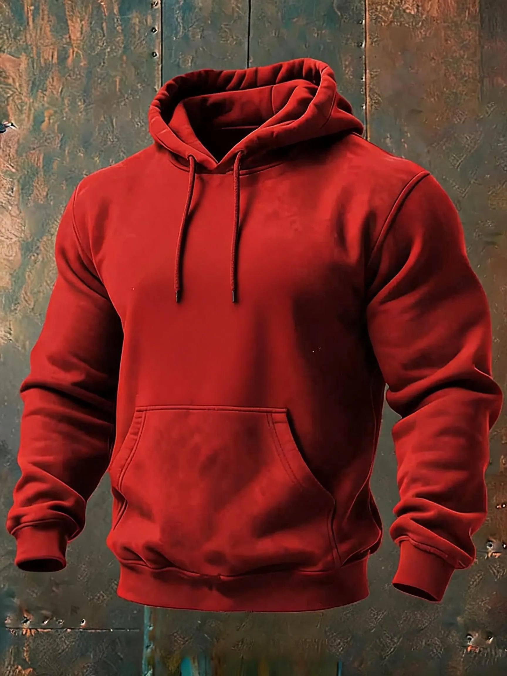 Men's Retro Pure Cotton Hoodie