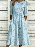 Women's floral printed casual dress