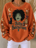 Women's Halloween Print Sweatshirt